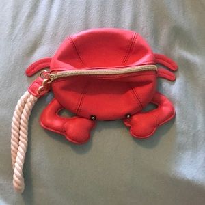 Hersey Johnson Crab Wristlet Wallet